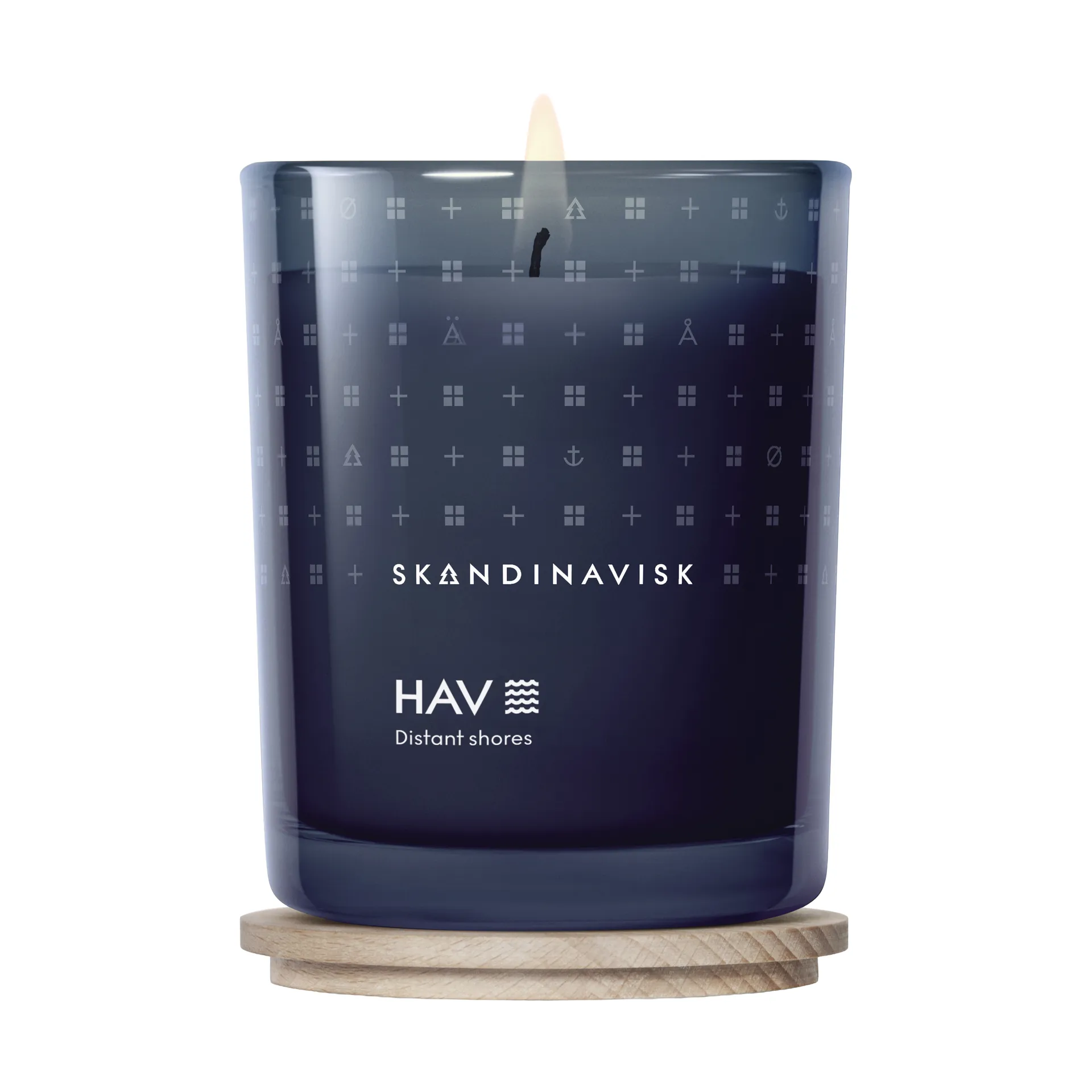 Bougie parfumée avec couvercle Hav, 200 g Skandinavisk
