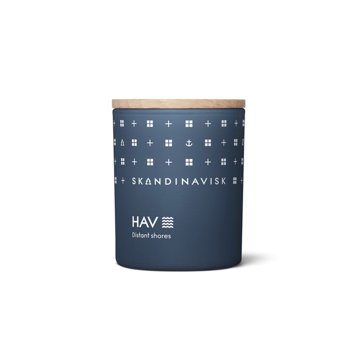 Bougie parfumée avec couvercle Hav - 65 g - Skandinavisk