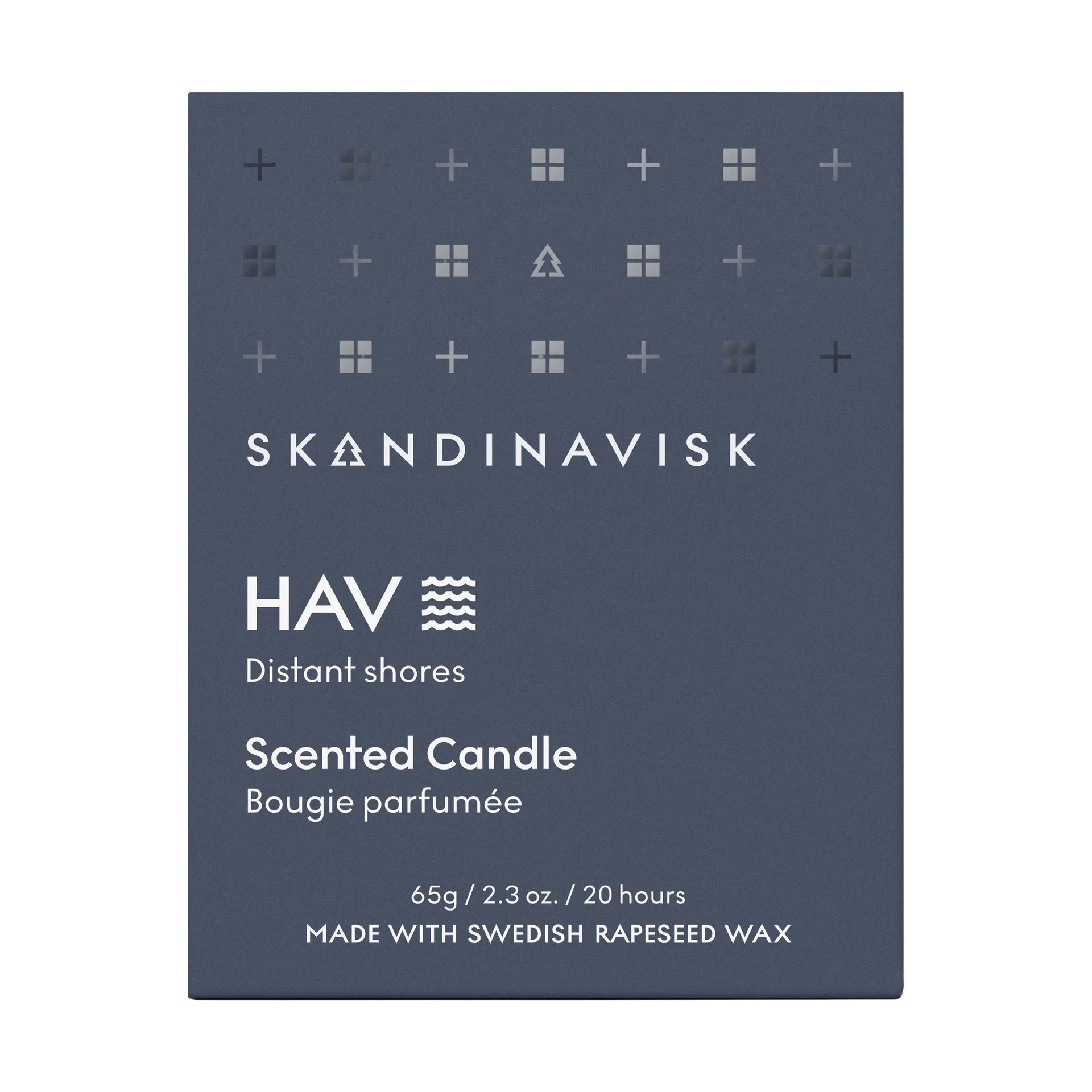 Bougie parfumée avec couvercle Hav, 65 g Skandinavisk
