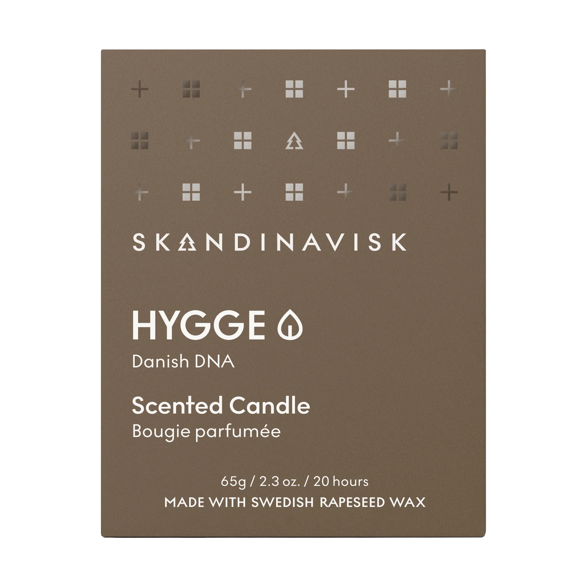 Bougie parfumée avec couvercle Hygge, 65 g Skandinavisk