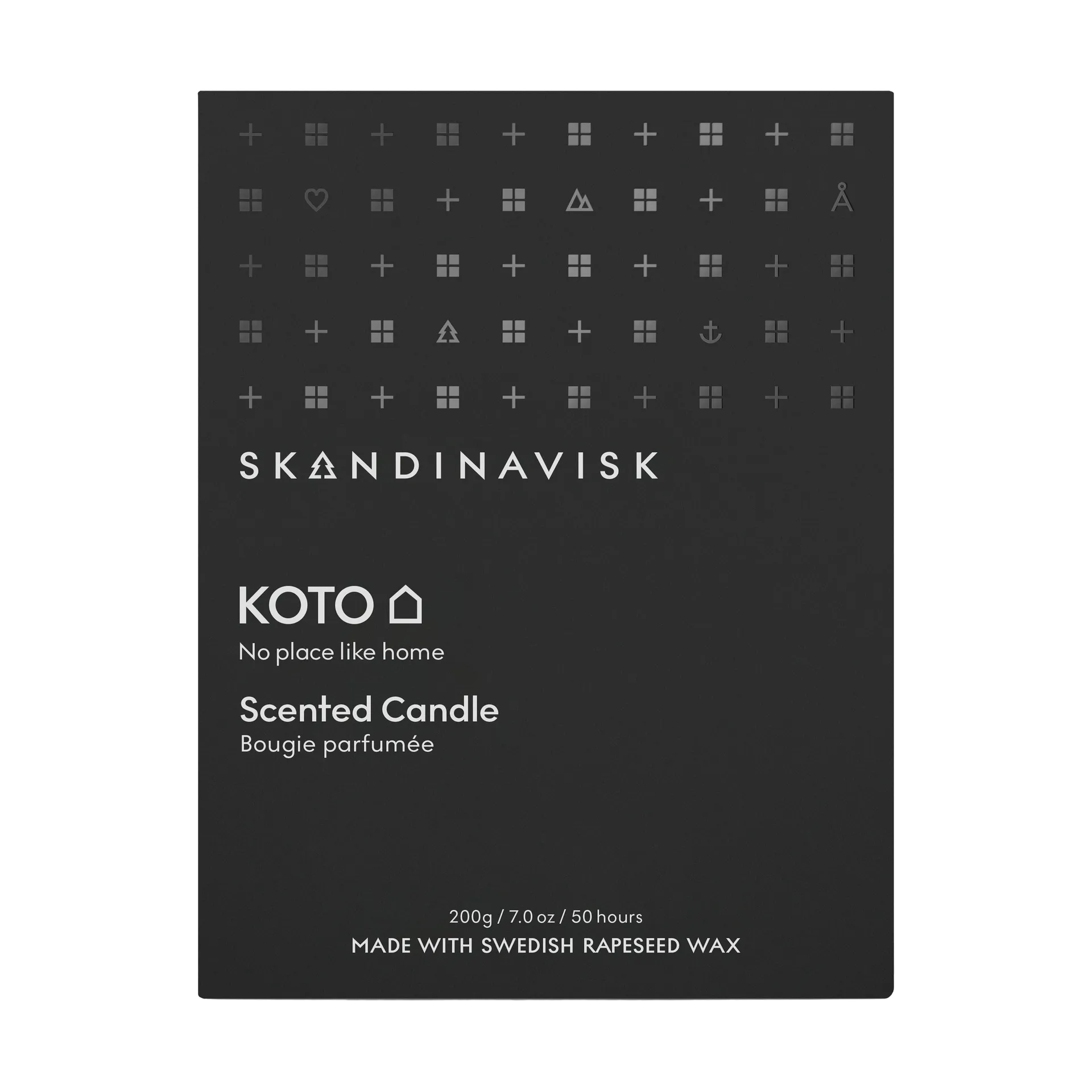 Bougie parfumée avec couvercle Koto, 200 g Skandinavisk