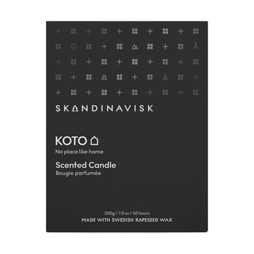 Bougie parfumée avec couvercle Koto - 200 g - Skandinavisk