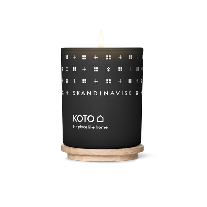 Bougie parfumée avec couvercle Koto - 65 g - Skandinavisk