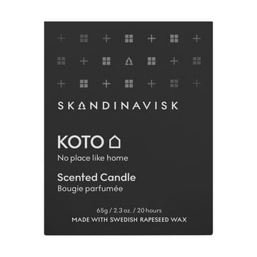 Bougie parfumée avec couvercle Koto - 65 g - Skandinavisk