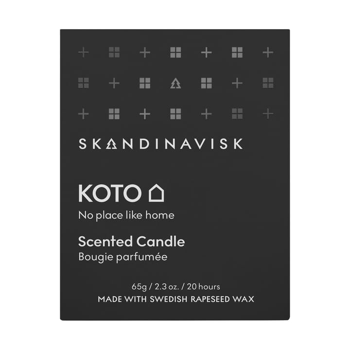 Bougie parfumée avec couvercle Koto, 65 g Skandinavisk