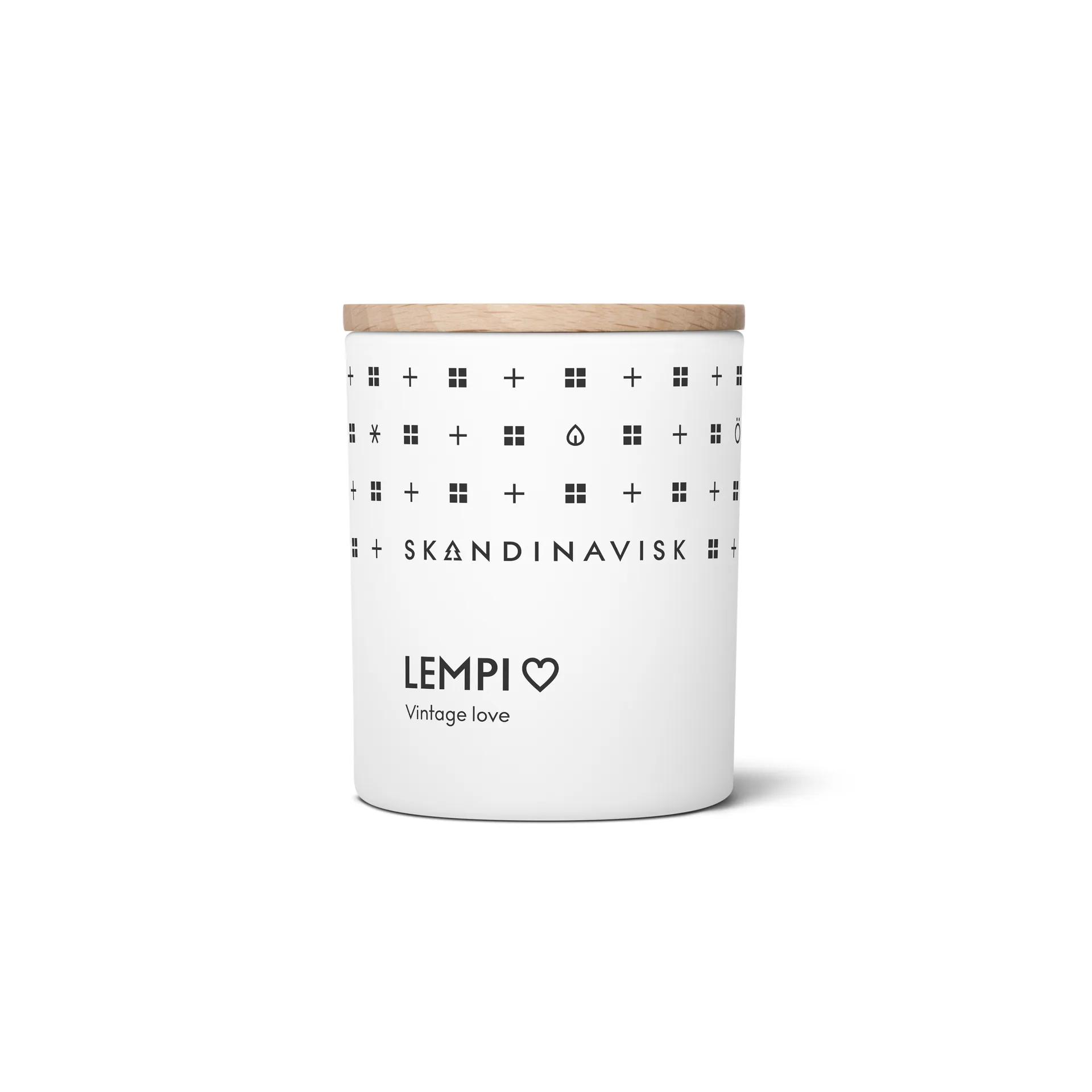 Bougie parfumée avec couvercle Lempi, 65 g Skandinavisk