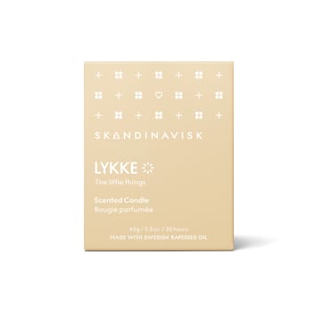Bougie parfumée avec couvercle Lykke - 65 g - Skandinavisk