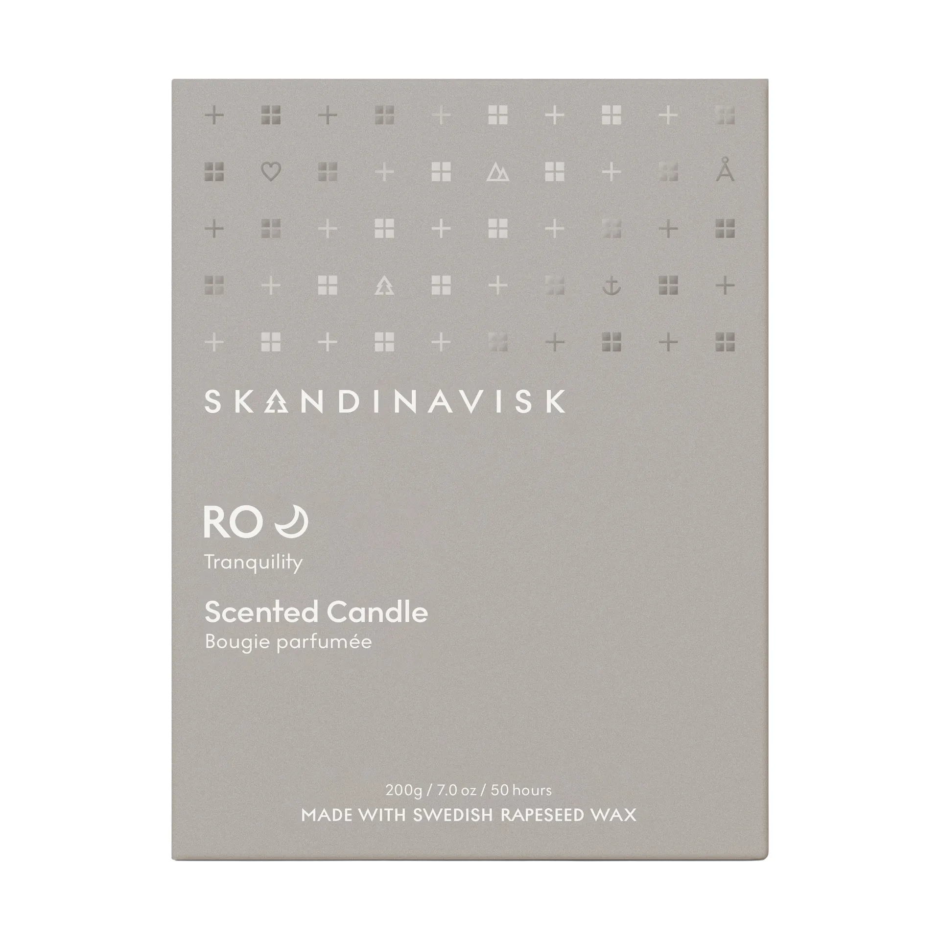 Bougie parfumée avec couvercle Ro, 200 g Skandinavisk