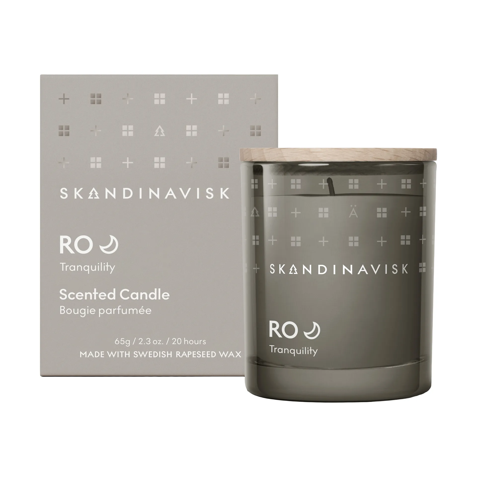 Bougie parfumée avec couvercle Ro, 65 g Skandinavisk
