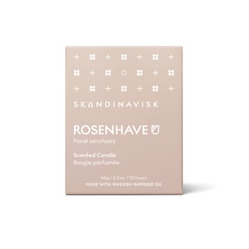Bougie parfumée avec couvercle Rosenhave - 65 g - Skandinavisk