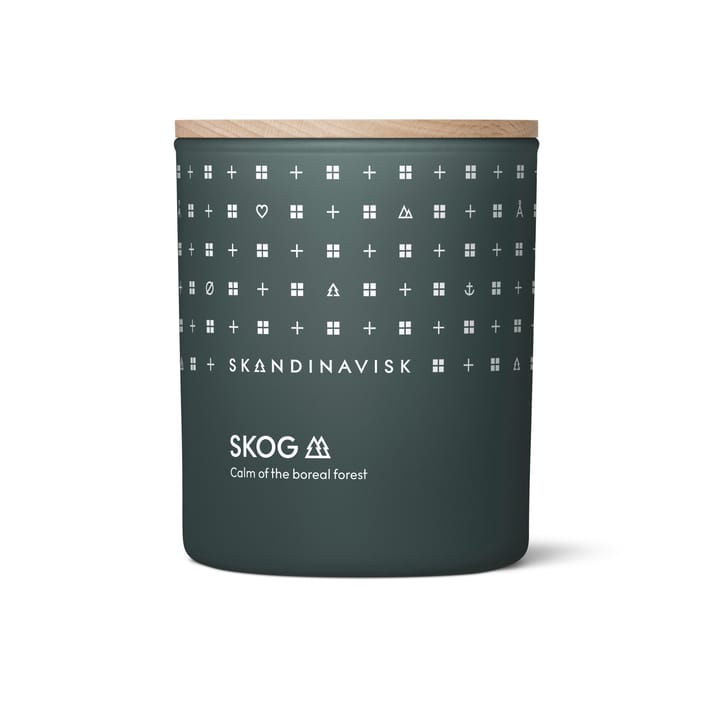 Bougie parfumée avec couvercle Skog - 200 g - Skandinavisk