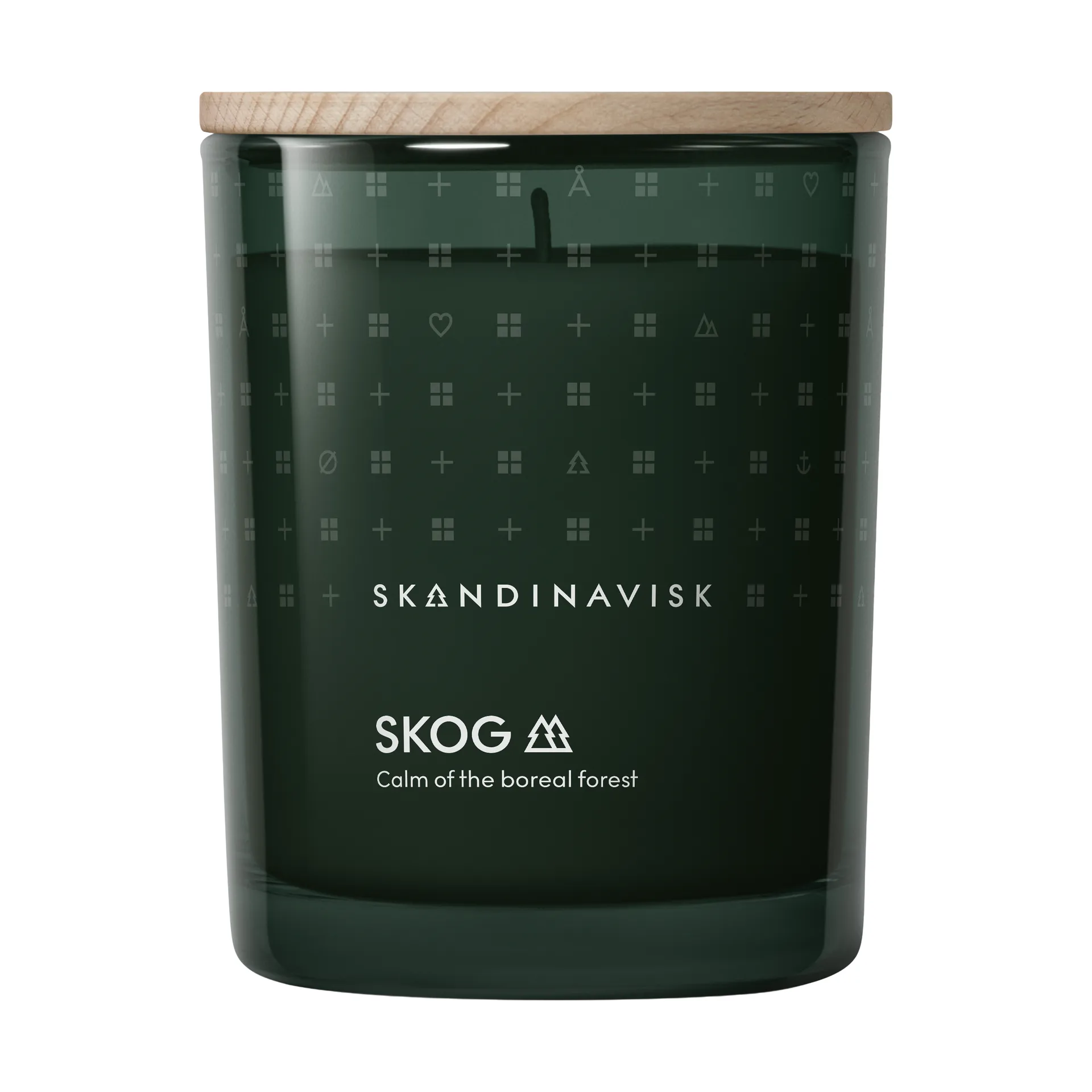 Bougie parfumée avec couvercle Skog, 200 g Skandinavisk