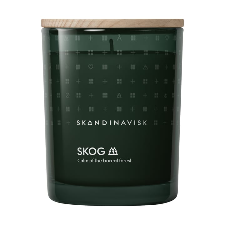 Bougie parfumée avec couvercle Skog - 200 g - Skandinavisk