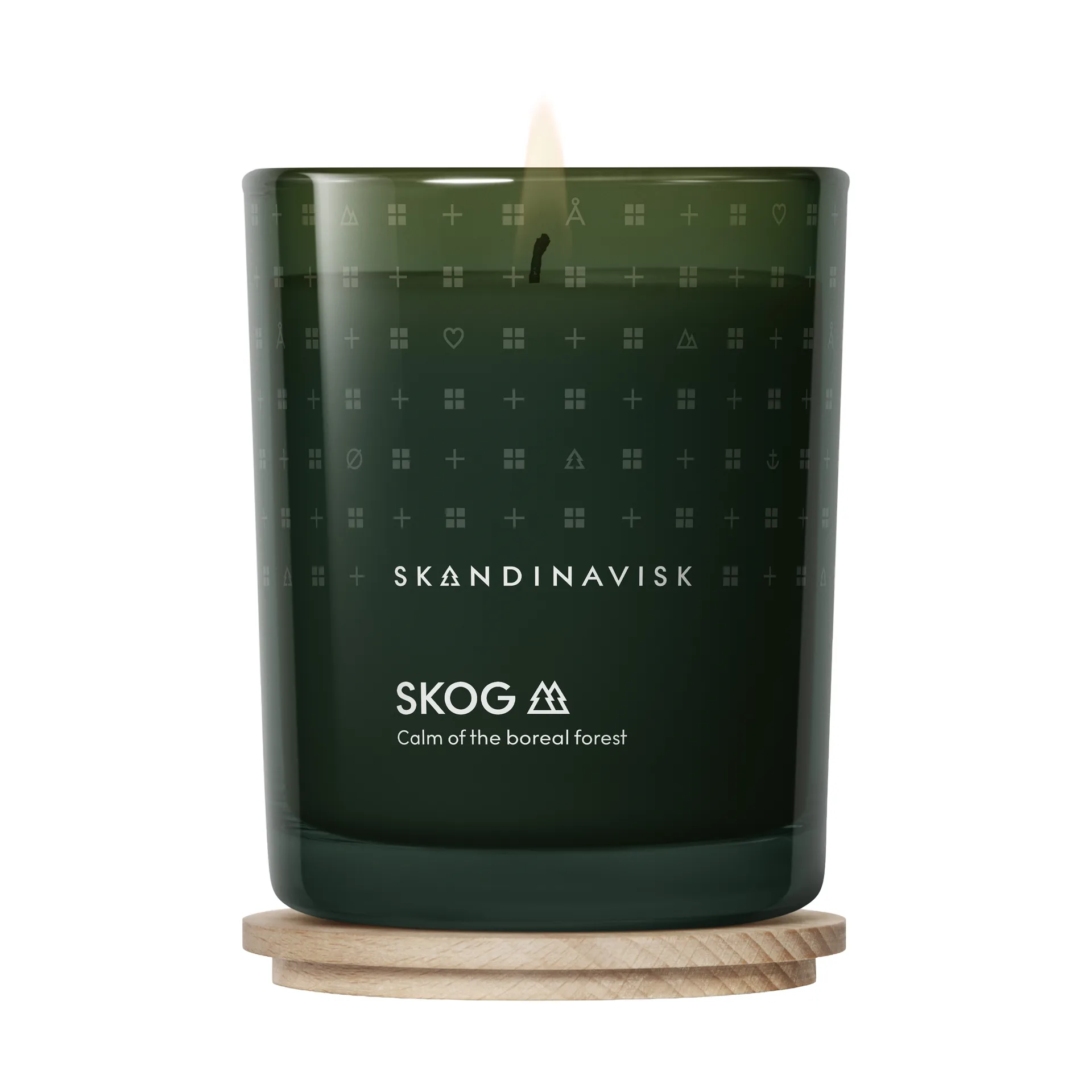 Bougie parfumée avec couvercle Skog, 200 g Skandinavisk