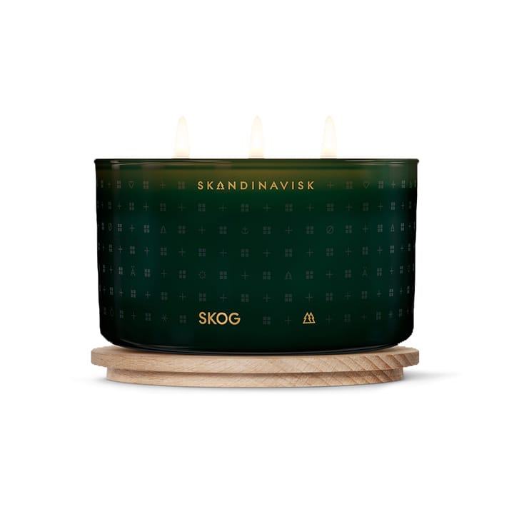 Bougie parfumée avec couvercle Skog - 475 g - Skandinavisk