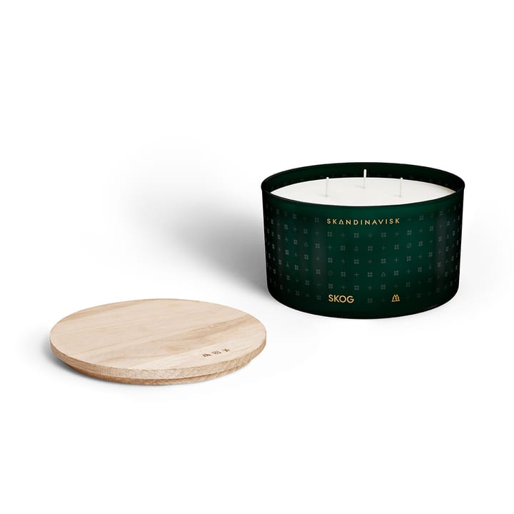 Bougie parfumée avec couvercle Skog, 475 g Skandinavisk