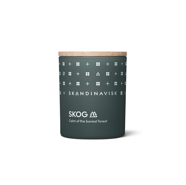 Bougie parfumée avec couvercle Skog - 65 g - Skandinavisk