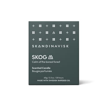 Bougie parfumée avec couvercle Skog - 65 g - Skandinavisk