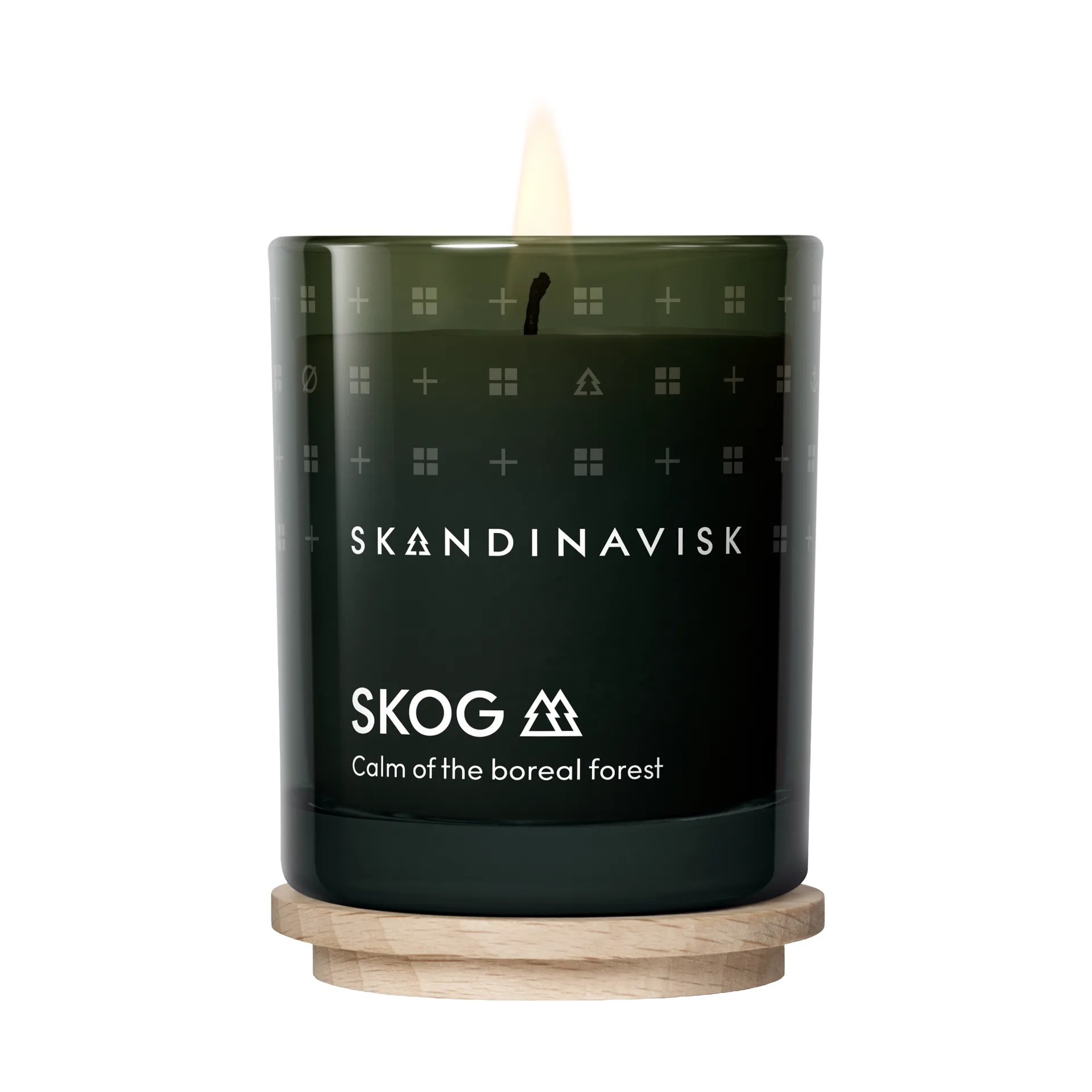 Bougie parfumée avec couvercle Skog, 65 g Skandinavisk
