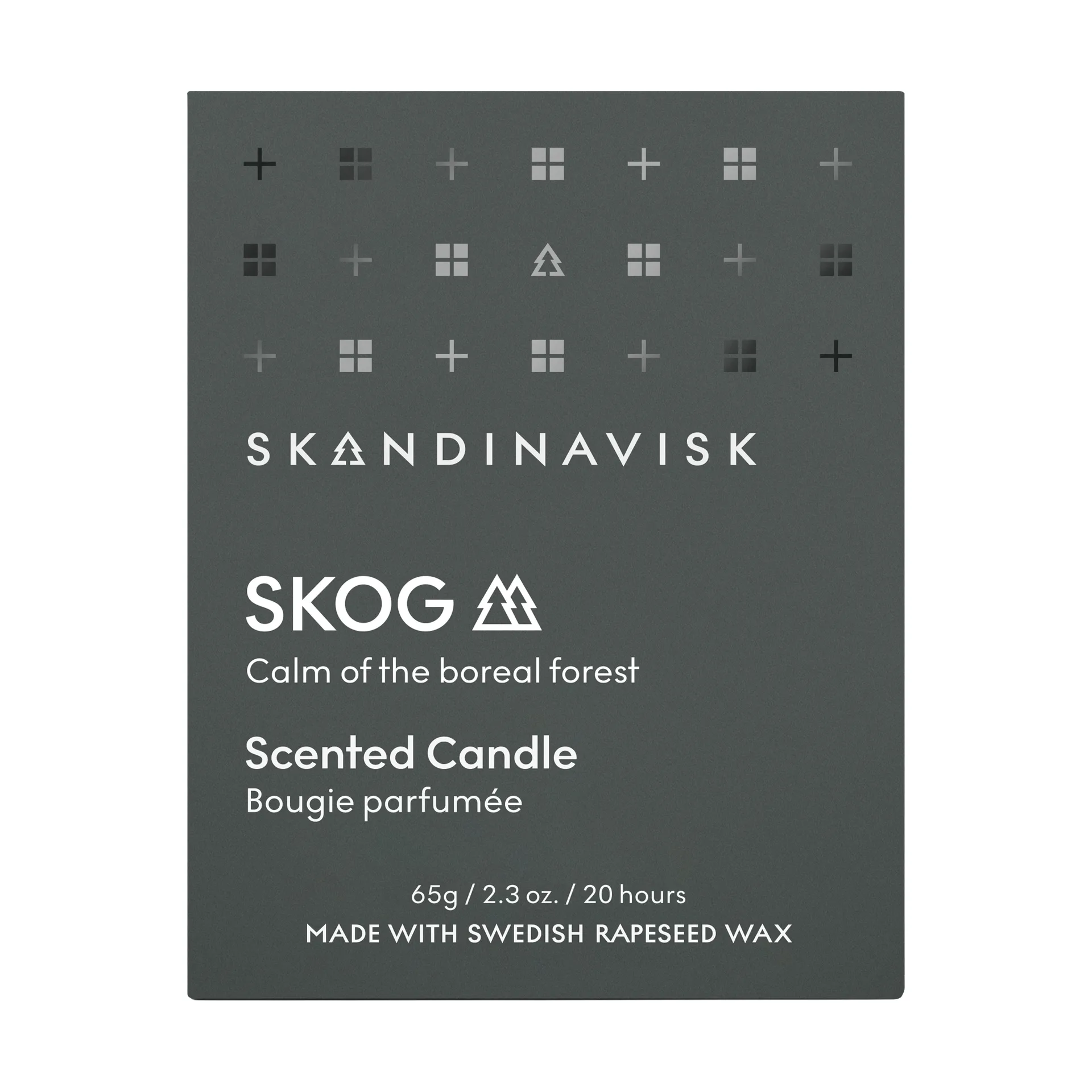Bougie parfumée avec couvercle Skog, 65 g Skandinavisk