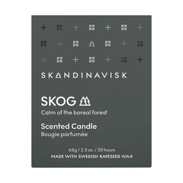 Bougie parfumée avec couvercle Skog - 65 g - Skandinavisk
