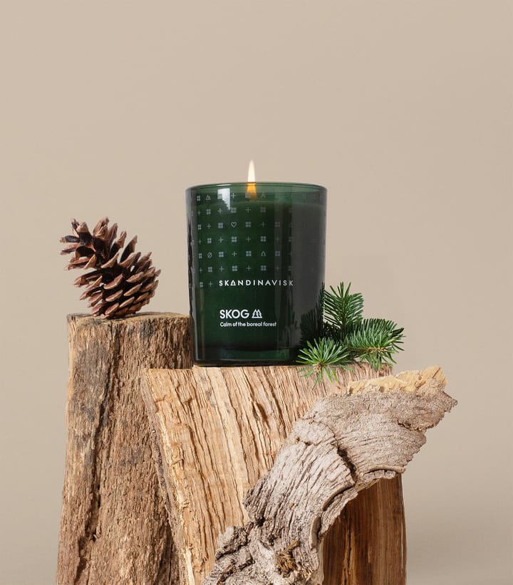 Bougie parfumée avec couvercle Skog, 65 g Skandinavisk