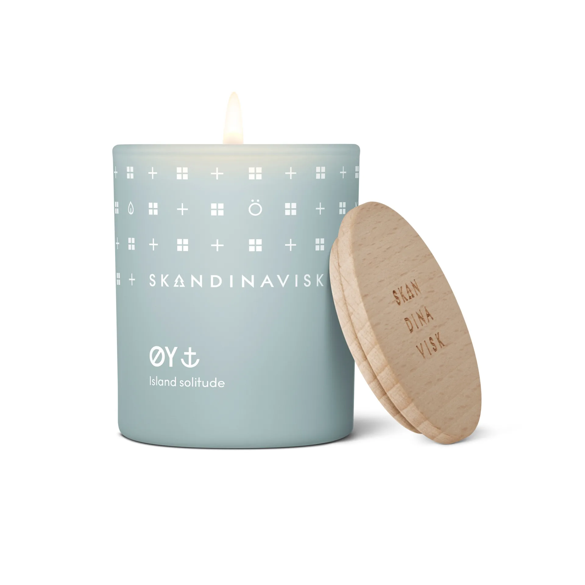 Bougie parfumée avec couvercle Øy, 65 g Skandinavisk