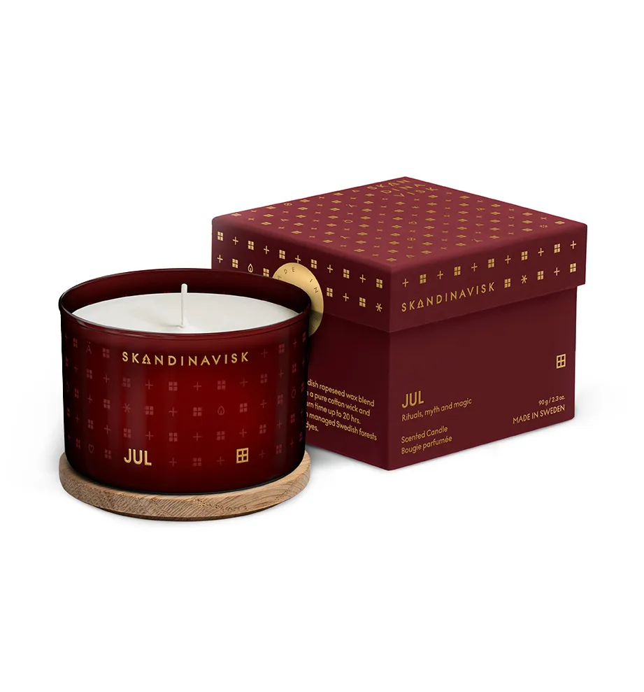 Bougie parfumée de Noël, 90 g Skandinavisk