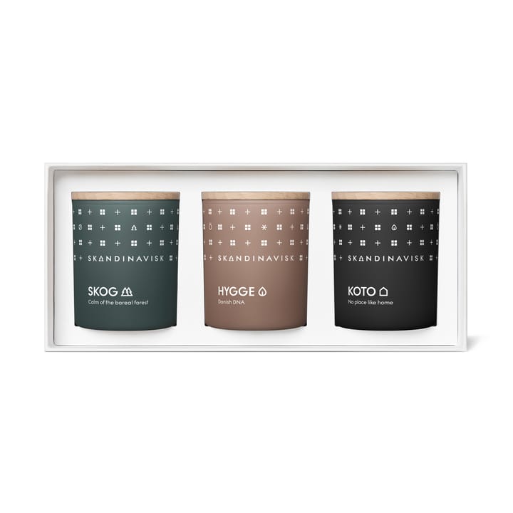 Coffret cadeau bougie parfumée Hibernation mini - 3 Pièces - Skandinavisk