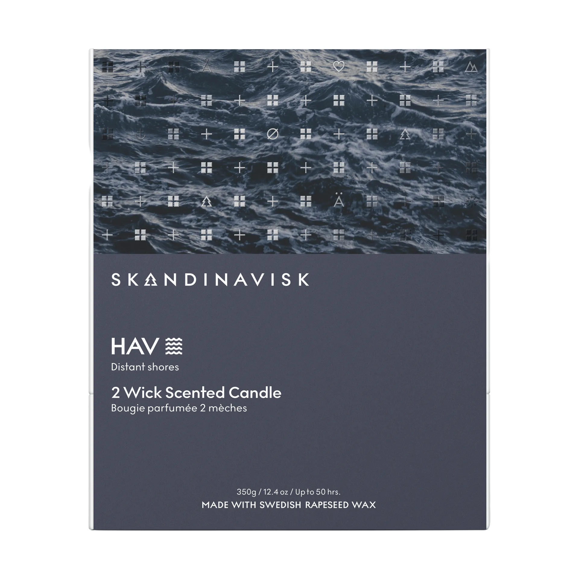 Hav bougie parfumée, 350 g, 2 mèches Skandinavisk