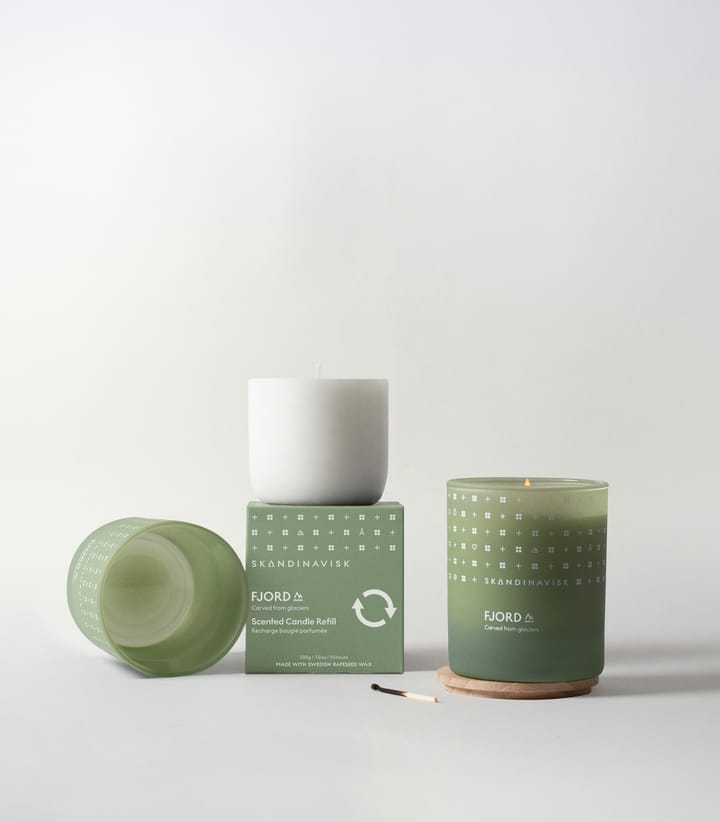 Recharge de bougie parfumée Fjord, 200 g Skandinavisk