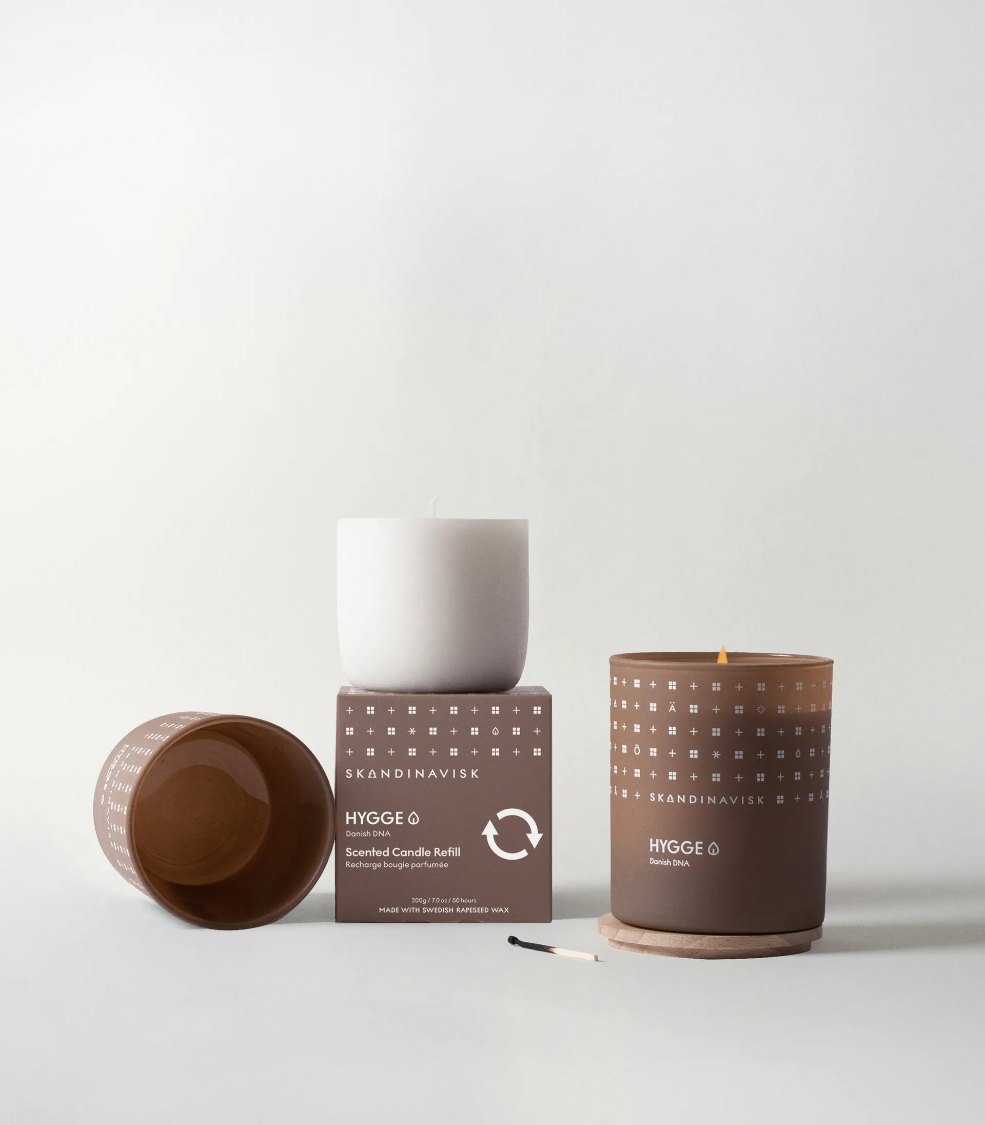 Recharge de bougie parfumée Hygge, 200 g Skandinavisk