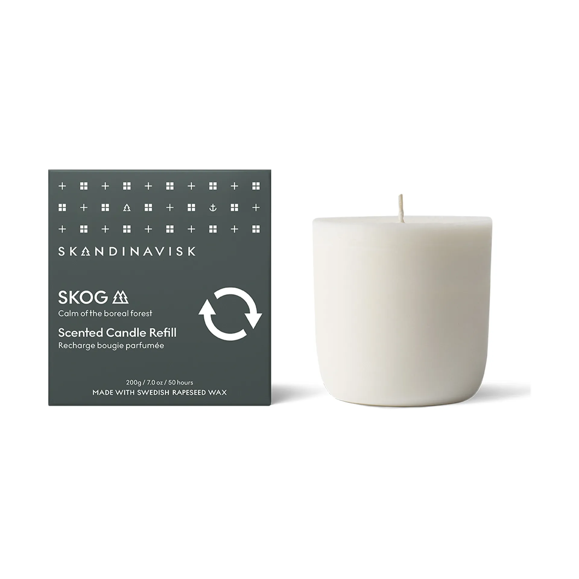 Recharge de bougie parfumée Skog, 200 g Skandinavisk