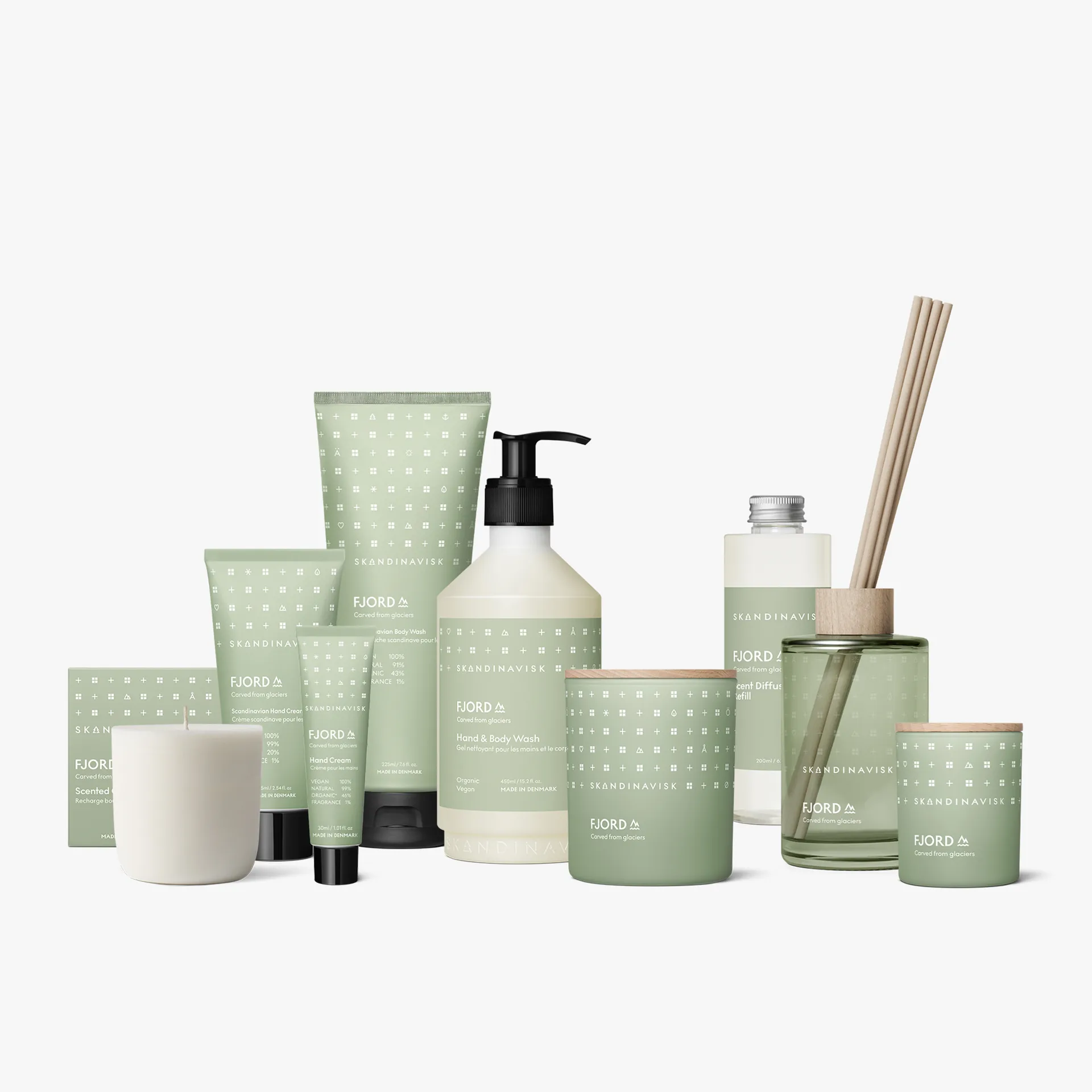 Recharge scandinave pour bâtonnets parfumés 200 ml, Fjord Skandinavisk