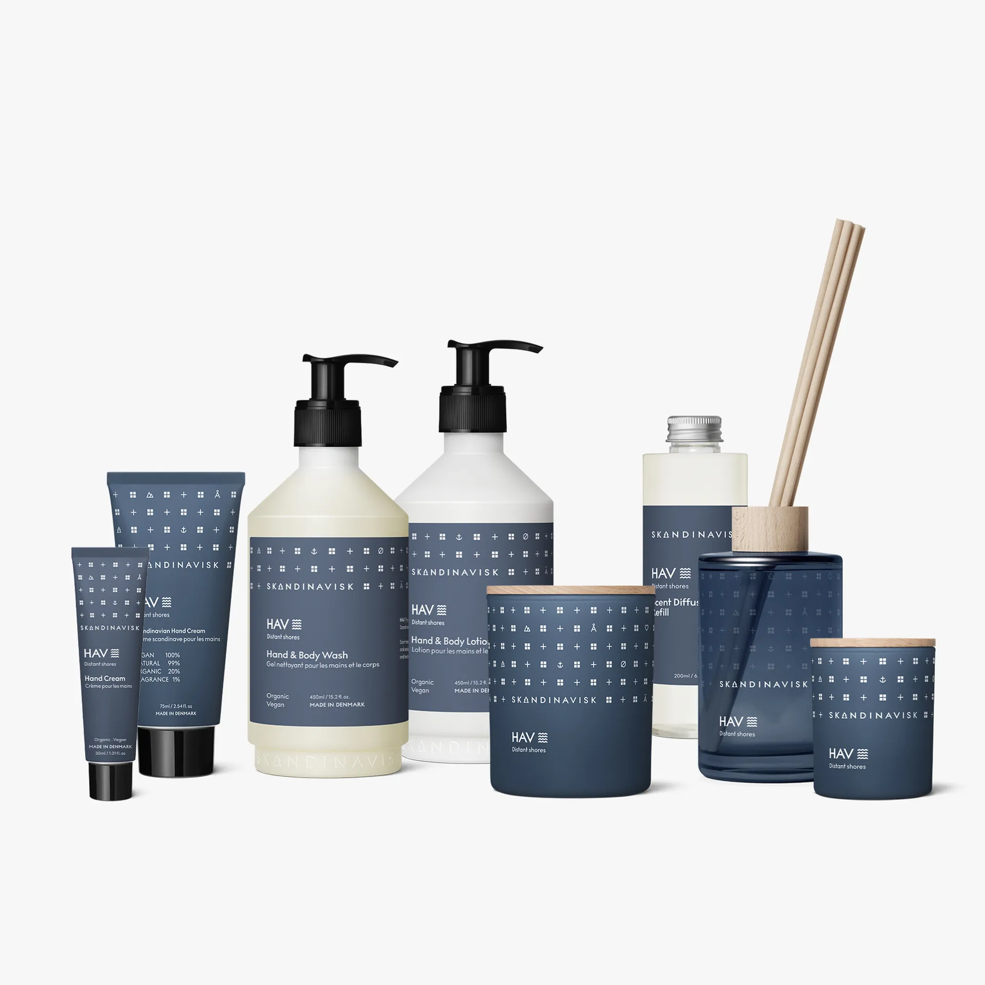 Recharge scandinave pour bâtonnets parfumés 200 ml, Hav Skandinavisk