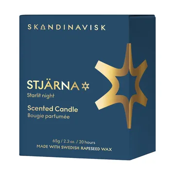 Stjärna Gold Symbol bougie parfumée - 65 g - Skandinavisk