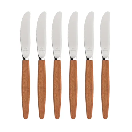 Skaugum couteaux lot de 6 Ecco Teak,  Skaugum of Norway