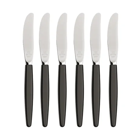 Skaugum couteaux lot de 6 Urban Black - Skaugum of Norway