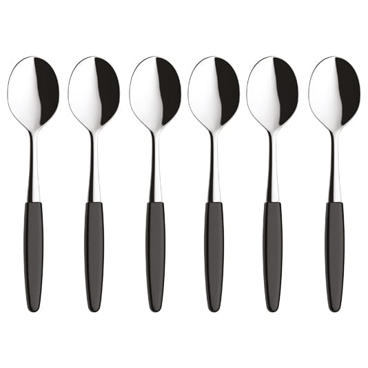 Skaugum cuillère à dessert lot de 6 - Urban Black - Skaugum of Norway