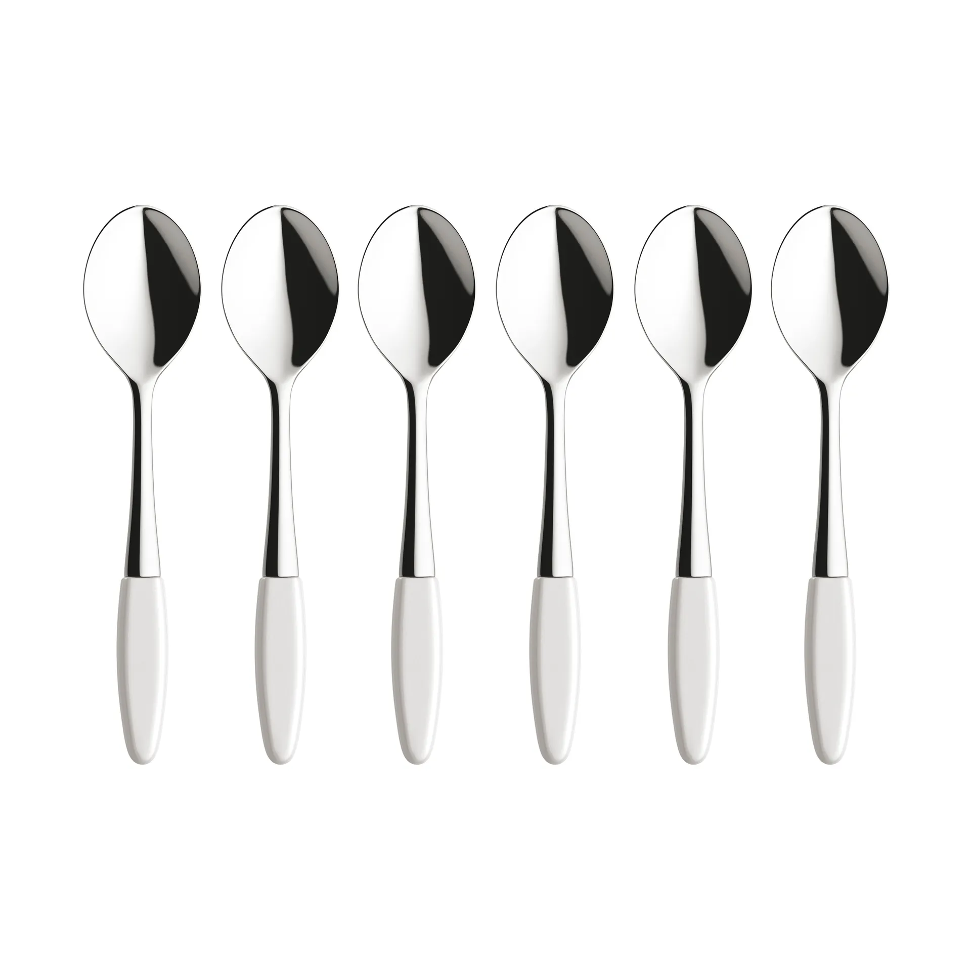 Skaugum cuillère à thé lot de 6 Pure White,  Skaugum of Norway
