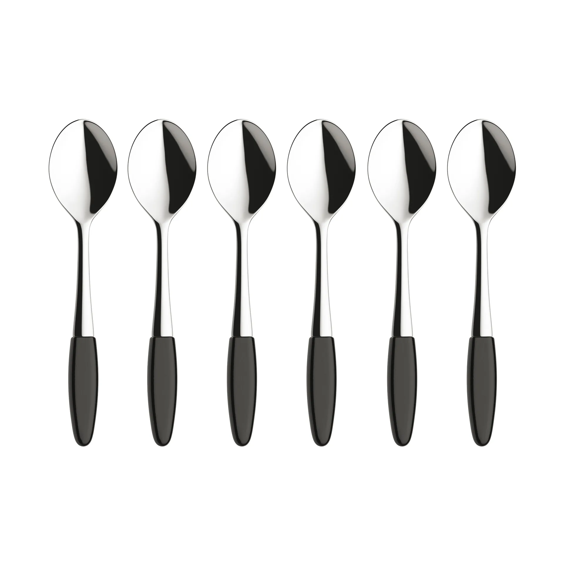 Skaugum cuillère à thé lot de 6 Urban Black,  Skaugum of Norway