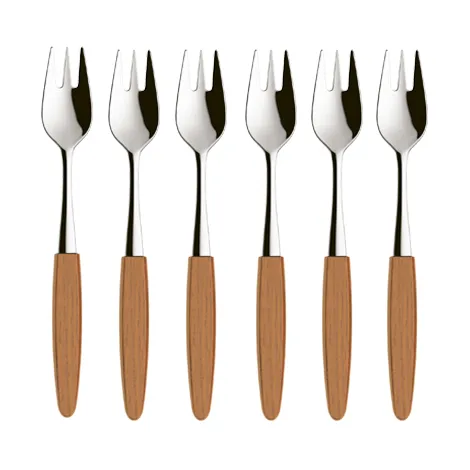 Skaugum fourchettes à dessert lot de 6 Ecco Teak,  Skaugum of Norway