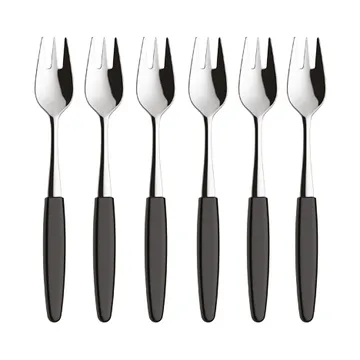 Skaugum fourchettes à dessert lot de 6 Urban Black - Skaugum of Norway