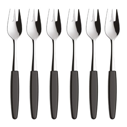 Skaugum fourchettes à dessert lot de 6 - Urban Black - Skaugum of Norway