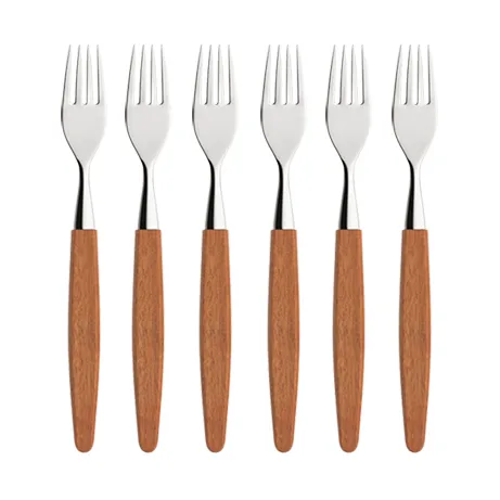 Skaugum fourchettes lot de 6 Ecco Teak,  Skaugum of Norway