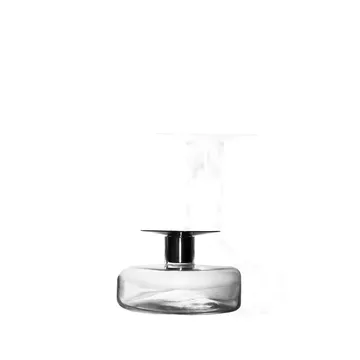Bougeoir Halo - transparent, petit - Skrufs Glasbruk