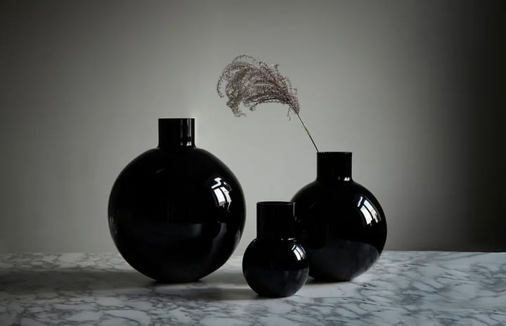 Vase Pallo - Noir 31 cm - Skrufs Glasbruk
