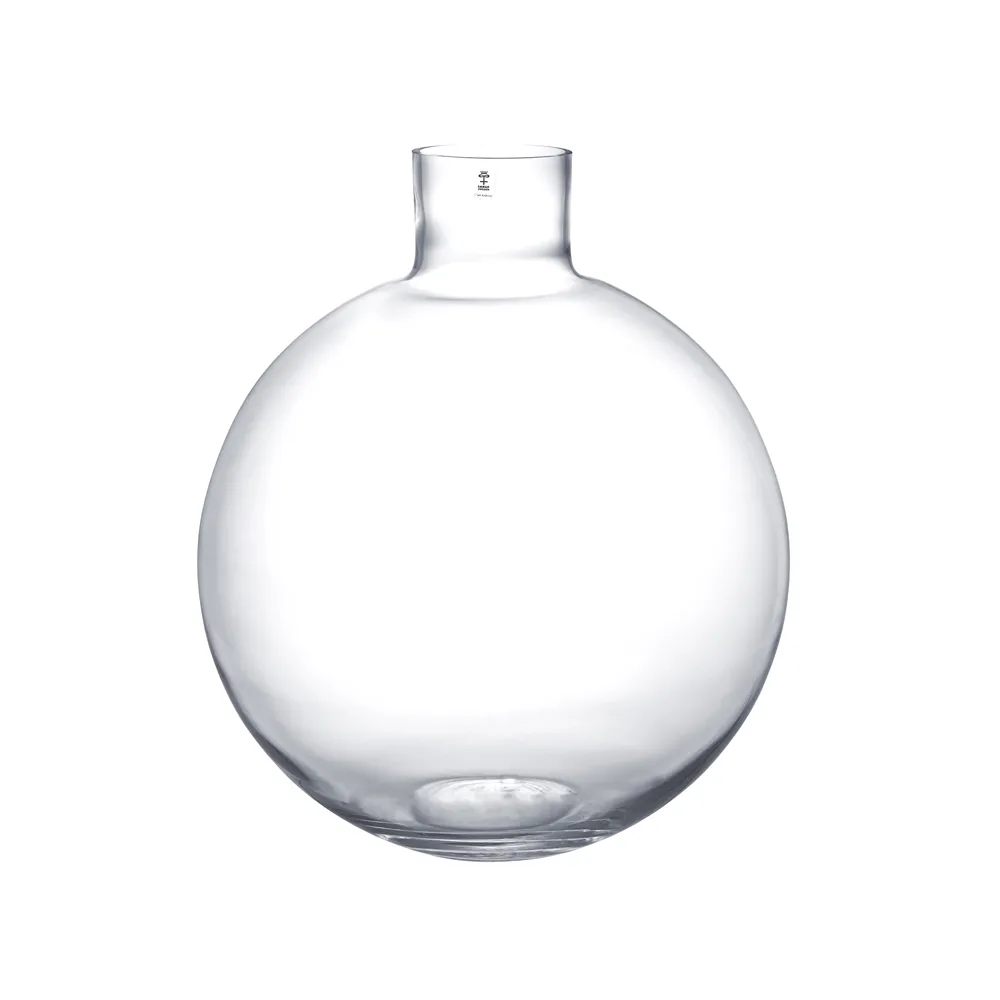Vase Pallo, Transparent 37 cm Skrufs Glasbruk