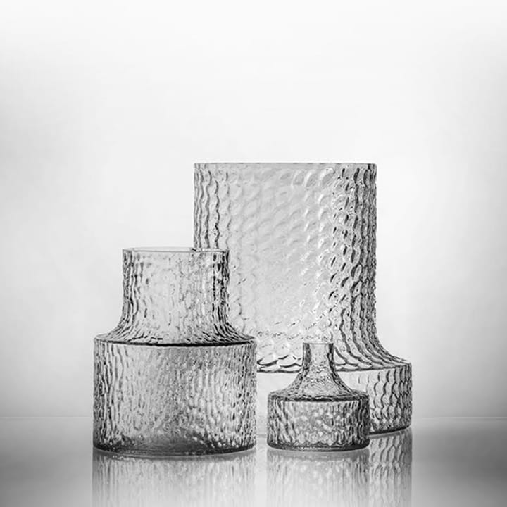 Vase structure Kolonn - 11 cm - Skrufs Glasbruk