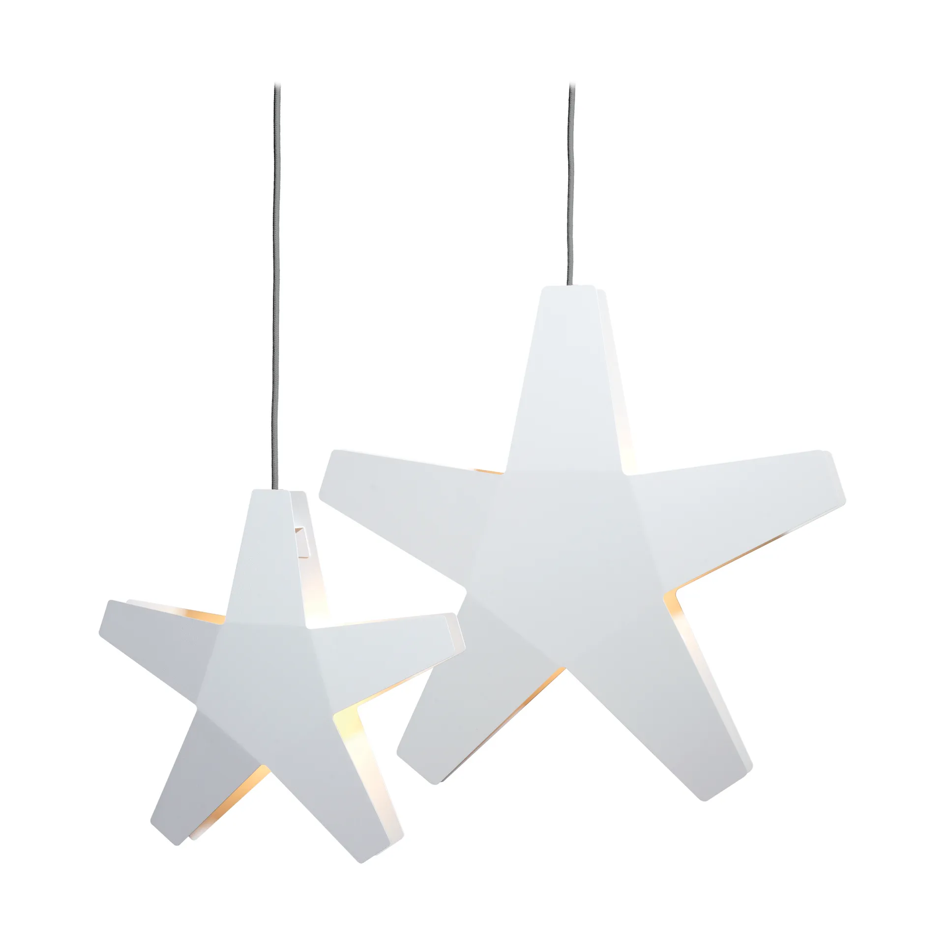 Advent Étoile étoile de l’avent, Cordon blanc-gris, 60 cm SMD Design